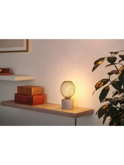 paulmann Leuchtmittel<Metallic Glow Standard 230V LED Globe E27 180lm 4W 1800K dimmbar Messing
