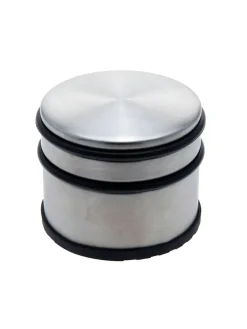 Excellent Houseware Tür- & Zugluftstopper<Metall-Türstopper in silbern