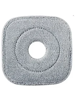 Joybos Putz- & Waschutensilien<Mikrofaser-Mopppads in Grau - (L)22,5 x (B)22,5 cm