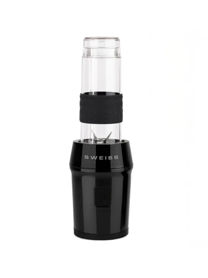SWEISS Küchenelektronik<Mini-Blender, Smoothie-Maker MOOV9, 570 ml, 300 W, Schwarz