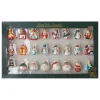 Krebs Glas Lauscha Weihnachtsschmuck<Mini-Figurensortiment in Bunt - 24 Stück - Ø 3