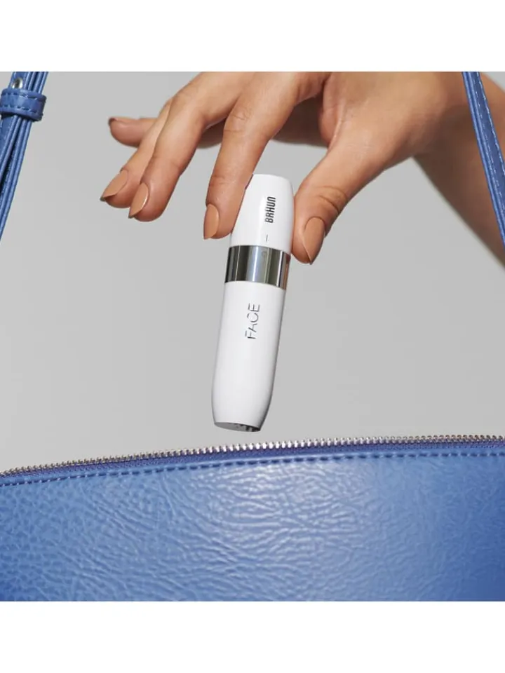 Braun Technik|Pflege & Gesundheit<Mini-Gesichtsrasierer "Face Mini Hair Remover FS1000" in Weiß
