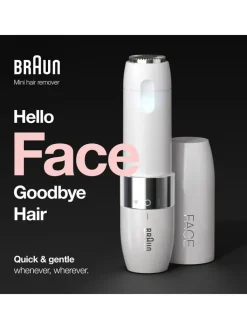 Braun Technik|Pflege & Gesundheit<Mini-Gesichtsrasierer "Face Mini Hair Remover FS1000" in Weiß