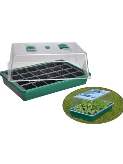 Garden Hero Pflanzen & Zubehör<Mini-Gewächshaus in Grün - (B)38 x (H)18 x (T)24,5 cm