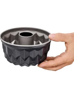 Kaiser Koch- & Backutensilien<Mini-Gugelhupfform "Inspiration" in Schwarz - Ø 17 cm