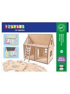 Playbox Kreativbedarf & Do-It-Yourself<Mini-Haus zum Basteln - ab 5 Jahren