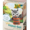 folia PAPER Kreativbedarf & Do-It-Yourself<Mini-Häkelset "Eule" - ab 8 Jahren