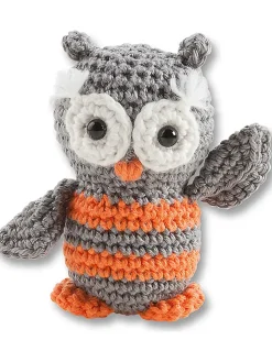 folia PAPER Kreativbedarf & Do-It-Yourself<Mini-Häkelset "Eule" - ab 8 Jahren