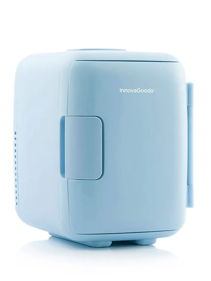 InnovaGoods Technik<Mini-Kosmetik-Kühlschrank in Blau - (B)21,5 x (H)29,2 x (T)28 cm