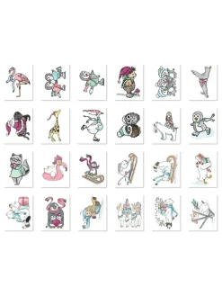Lutz Mauder Partyzubehör & -Dekoration<Mini-Tattoos "Weihnachten" - ab 3 Jahren