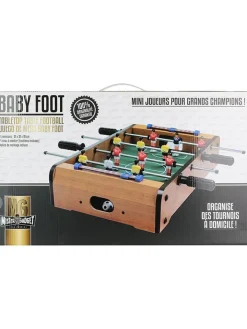 The Home Deco Kids Partyzubehör & -Dekoration<Mini-Tischkicker in Braun - (B)51 x (H)10 x (T)31 cm