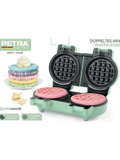 Petra Küchenelektronik<Mini-Waffeleisen in Grün
