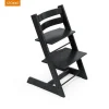Stokke Babymöbel<Mitwachsender Treppenhochstuhl Tripp Trapp® schwarz in Schwarz ab 0 Monate
