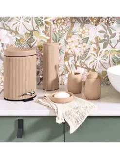 Zeller Present Mülleimer<Mülleimer in beige