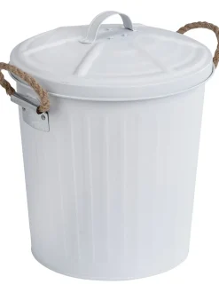 Wenko Mülleimer<Mülleimer in Weiß - 6 l