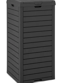 COSTWAY Mülleimer<Mülleimer mit Deckel 141 L in Schwarz