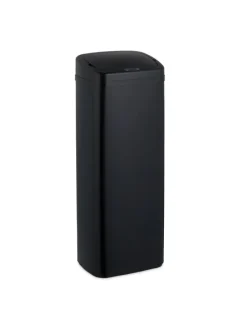 relaxdays Mülleimer<Mülleimer mit Sensor in Schwarz - 50 Liter