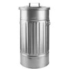 Butlers Mülleimer<Mülltonne Oskar ZINC in Silber