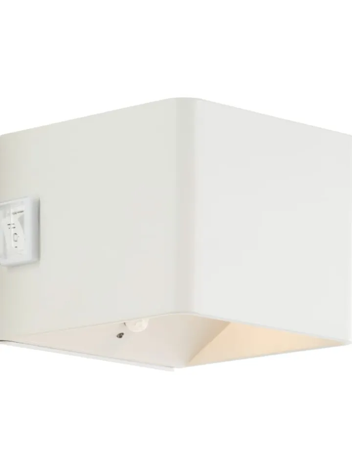 Brilliant Außenbeleuchtung<mobile LED Außenwandleuchte, Bewegungsmelder, magnetisch, weiß