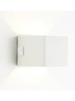 Brilliant Außenbeleuchtung<mobile LED Außenwandleuchte, Bewegungsmelder, magnetisch, weiß