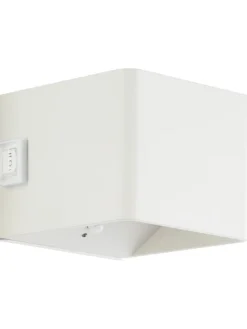Brilliant Außenbeleuchtung<mobile LED Außenwandleuchte, Bewegungsmelder, magnetisch, weiß