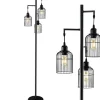 COSTWAY Stehleuchten<Moderne Stehlampe 169cm in Schwarz