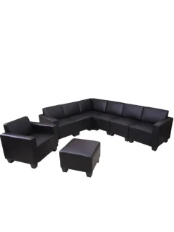 MCW Möbel-Sets<Modular Sofa-System 6-2 Moncalieri, Schwarz