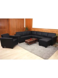 MCW Möbel-Sets<Modular Sofa-System 6-2 Moncalieri, Schwarz