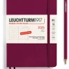 LEUCHTTURM1917 Büro- & Schulbedarf<Monatsplaner & Notizbuch in Bordeaux - B6+