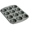 Kaiser Koch- & Backutensilien<Muffinform ''Gourmet 231'' in Grau - (B)38 x (H)3,2 x (T)26,7 cm