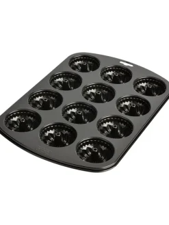 Kaiser Koch- & Backutensilien<Muffinform "Inspiration" in Schwarz - (L)38 x (B)27 cm