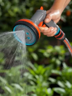 Gardena Gartendekoration<Multibrause in Grau/ Orange - (B)22,5 x (H)22 x (T)10 cm