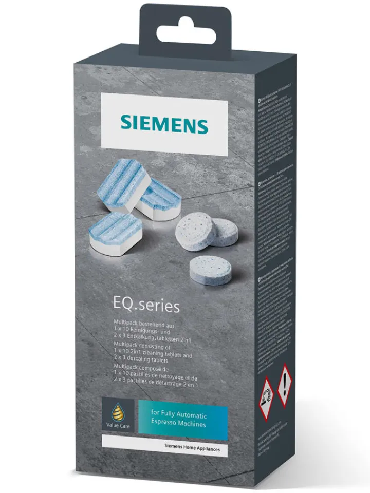 Siemens Putz- & Waschutensilien<Multipack: Reiniger und Entkalker "EQ.Series"