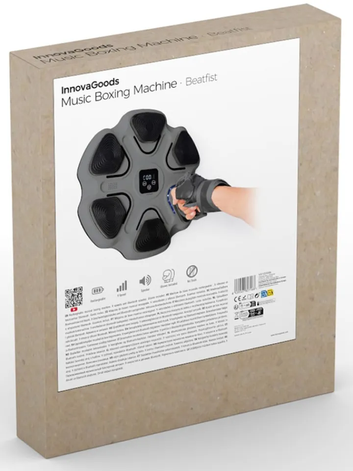 InnovaGoods Technik|Pflege & Gesundheit<Musik-Boxmaschine in Grau - Ø 37,5 cm