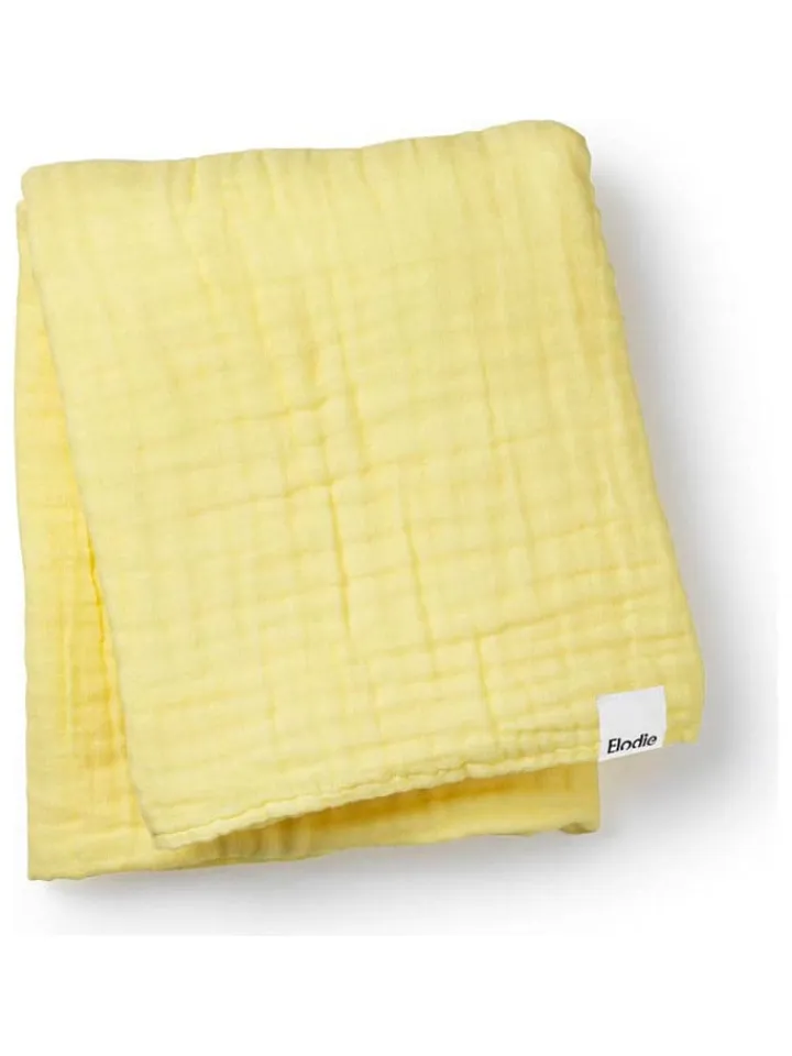 Elodie Details Wohndecken & Plaids<Musselin-Decke in Gelb - (L)120 x (B)120 cm