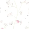 Casadeco Gardinen, Jalousien & Rollos<My Little World Stoff Vögelchen rosa grau