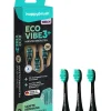 happybrush Zahn & Mundpflege<Nachfüllpack "Eco V3+ Refills (Black-Mint) soft" in Schwarz