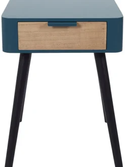 THE HOME DECO FACTORY Tische<Nachttisch in Blau - (B)35 x (H)48 x (T)35 cm
