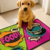 Paws&Whiskers Katzen<Napfunterlage in Bunt - (L)40 x (B)70 cm