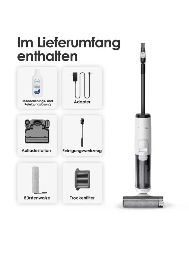 Tineco Staubsauger<Nass-/Trockensauger iFLOOR 5 in schwarz