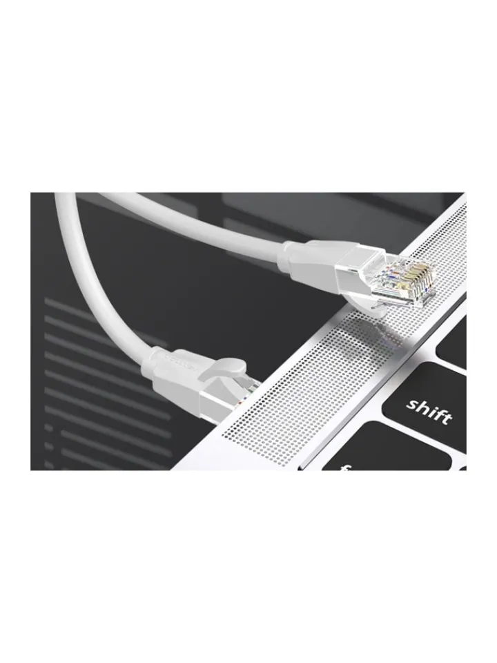 Wisam® Tablets, Konsolen & Elektronisches Spielzeug<Netzwerkkabel UTP CAT6 RJ45 Ethernet 1000Mbps RJ45 auf RJ45 1.5m grau