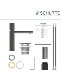 Franz Joseph Schütte Badarmaturen<NEW YORK Waschtischarmatur, Graphit matt