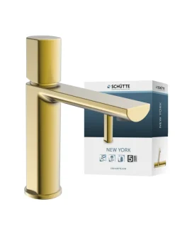 Franz Joseph Schütte Badarmaturen<NEW YORK Waschtischarmatur, Gold matt