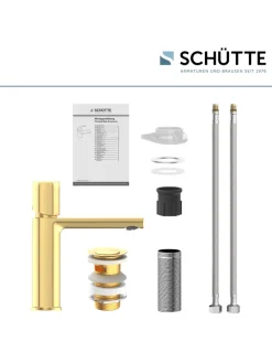 Franz Joseph Schütte Badarmaturen<NEW YORK Waschtischarmatur, Gold matt