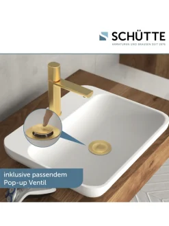 Franz Joseph Schütte Badarmaturen<NEW YORK Waschtischarmatur, Gold matt
