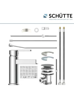 Franz Joseph Schütte Badarmaturen<NIAGARA Waschtischarmatur, Chrom, mit Schwallauslauf