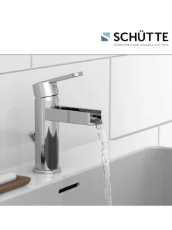 Franz Joseph Schütte Badarmaturen<NIAGARA Waschtischarmatur, Chrom, mit Schwallauslauf
