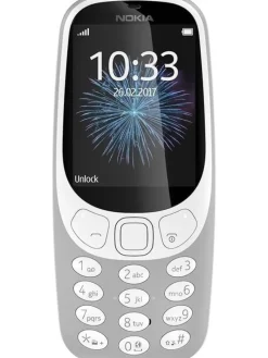 Nokia Smartphones & Zubehör<3310 2G Unlocked Mobiltelefon 2,4 Zoll Farbdisplay retro grey