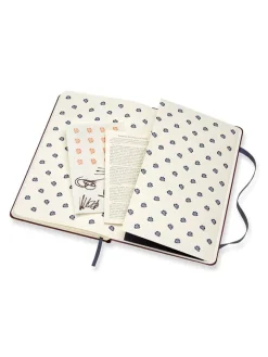 Moleskine Büro- & Schulbedarf<Notizbuch "Die Schöne und das Biest" in Lila - (B)13 x (H)21 cm