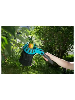 Gardena Gartendekoration<Obstpflücker "Combisystem" in Türkis/ Schwarz